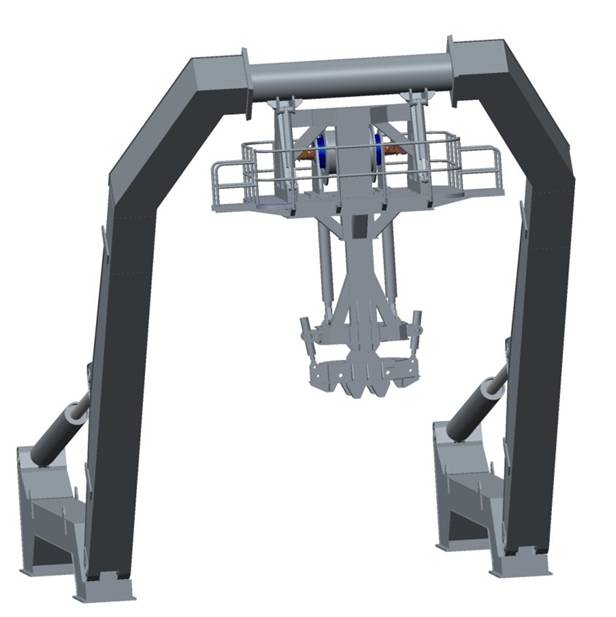 AͼܵŲûA-Frame Lifting & Placing Mechanism